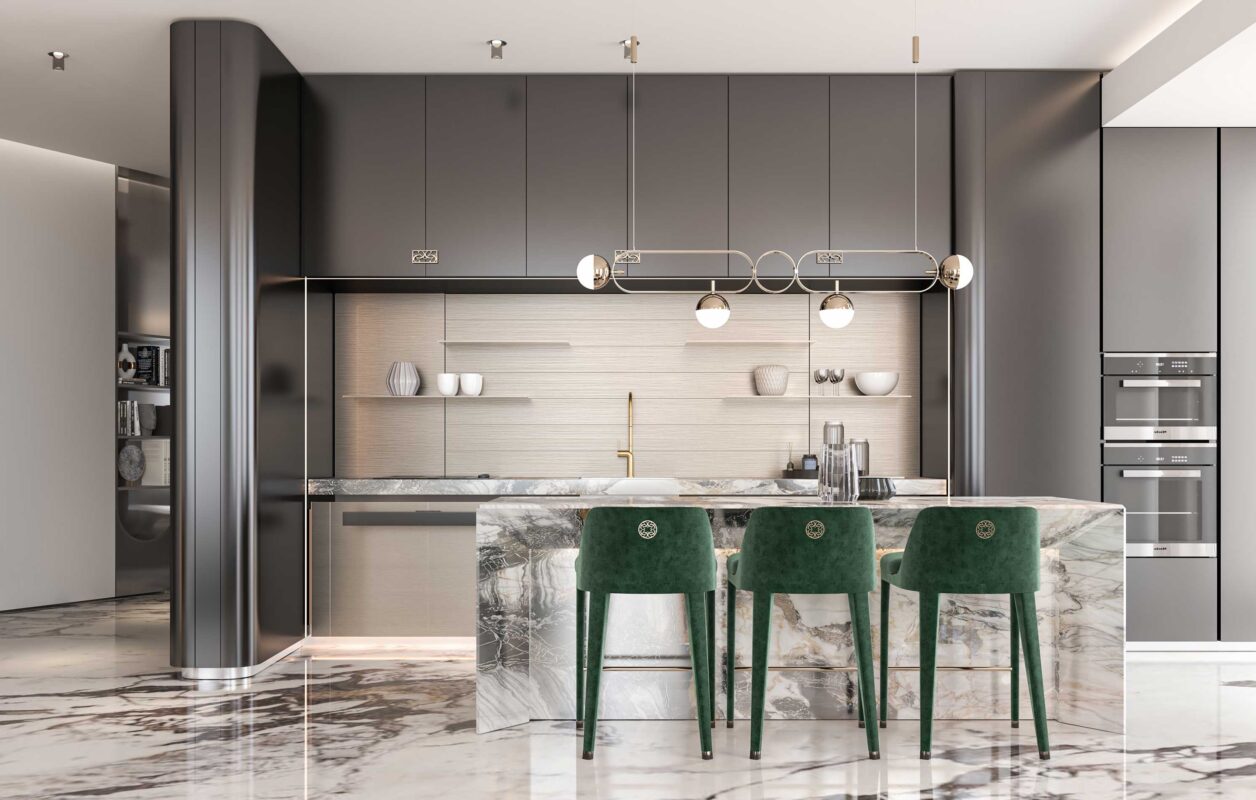 Galerie Foto Interioare Apartamente despre proiectul Elie Saab Towers: apartamente langa Herastrau, Apartamente de lux de 2, 3 si 4 camere în nordul Bucureștiului.