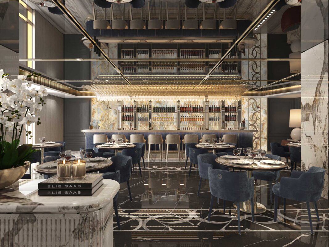 Galerie Foto Restaurant - Eleganță și rafinament încă de la intrare! Descoperă holurile și lobby-ul proiectului nostru imobiliar, unde designul modern se îmbină perfect cu materialele premium și iluminarea sofisticată. Fiecare detaliu este gândit pentru a oferi un spațiu primitor, confortabil și reprezentativ pentru un stil de viață exclusivist.