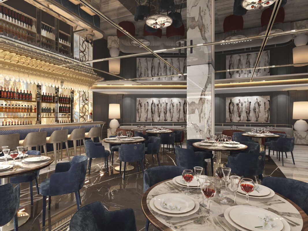 Galerie Foto Restaurant - Eleganță și rafinament încă de la intrare! Descoperă holurile și lobby-ul proiectului nostru imobiliar, unde designul modern se îmbină perfect cu materialele premium și iluminarea sofisticată. Fiecare detaliu este gândit pentru a oferi un spațiu primitor, confortabil și reprezentativ pentru un stil de viață exclusivist.