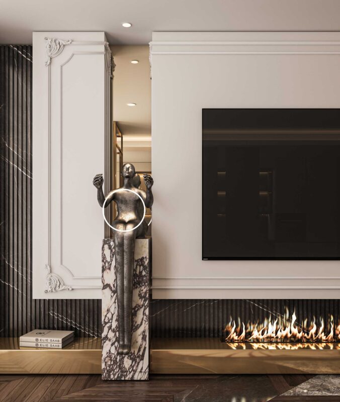 Galerie Foto Interioare Apartamente despre proiectul Elie Saab Towers: apartamente langa Herastrau, Apartamente de lux de 2, 3 si 4 camere în nordul Bucureștiului.