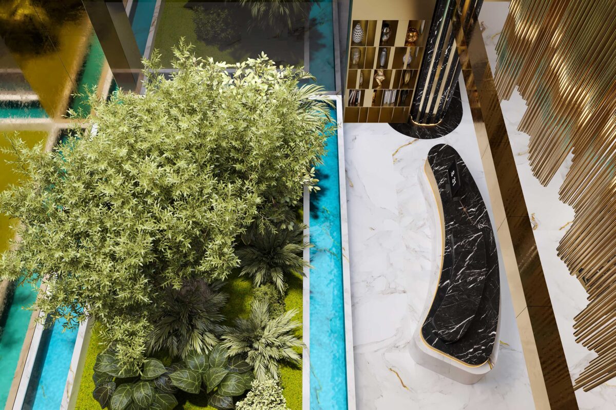 Galerie Foto Hol despre proiectul Elie Saab Towers: apartamente langa Herastrau, Apartamente de lux de 2, 3 si 4 camere în nordul Bucureștiului.