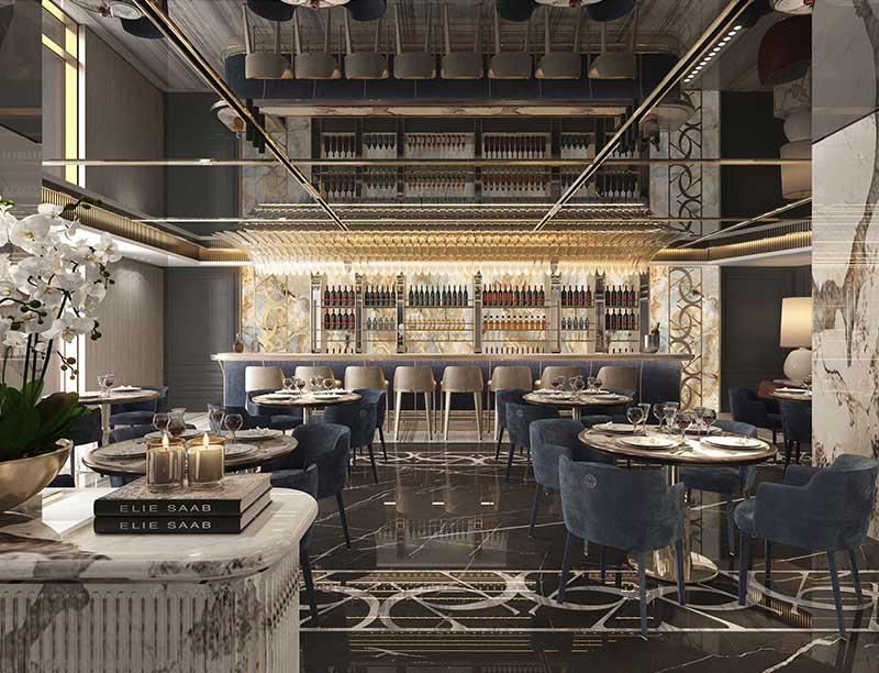 Deținătorii apartamentelor de lux Elie Saab Towers au acces la facilități premium, cum ar fi: restaurant, lounge piano bar și zone dedicate afacerilor, toate sub semnătura stilistică inconfundabilă a renumitului designer Elie Saab.