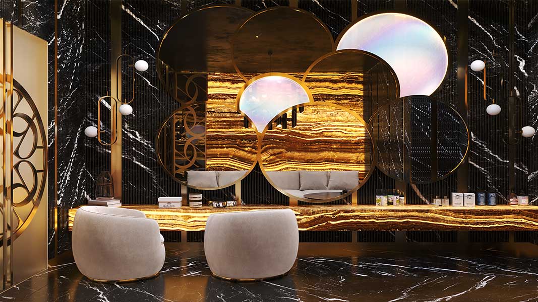 Facilitati Elie Saab Towers - apartamente langa Herastrau: receptie 24/7, Centrul de sănătate, SPA, grădini, Centrul de fitness, yoga, piscină infinită, restaurant, Centrul de afaceri, servicii premium