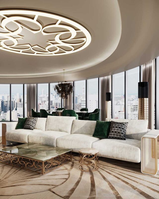 Galerie Foto Interioare Apartamente despre proiectul Elie Saab Towers: apartamente langa Herastrau, Apartamente de lux de 2, 3 si 4 camere în nordul Bucureștiului.