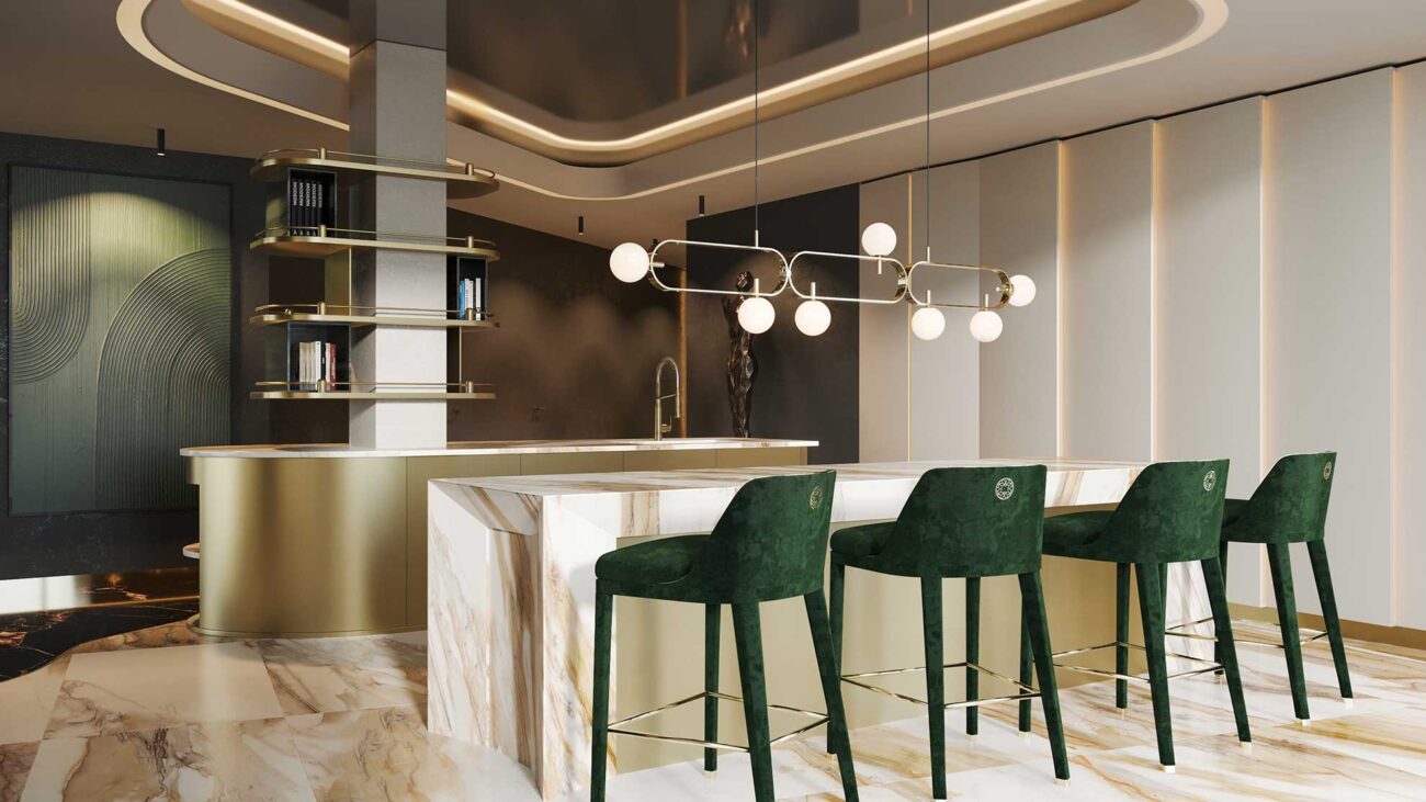 Galerie Foto Interioare Apartamente despre proiectul Elie Saab Towers: apartamente langa Herastrau, Apartamente de lux de 2, 3 si 4 camere în nordul Bucureștiului.