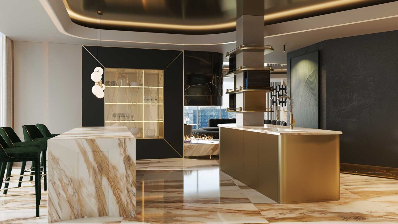 Galerie Foto Interioare Apartamente despre proiectul Elie Saab Towers: apartamente langa Herastrau, Apartamente de lux de 2, 3 si 4 camere în nordul Bucureștiului.