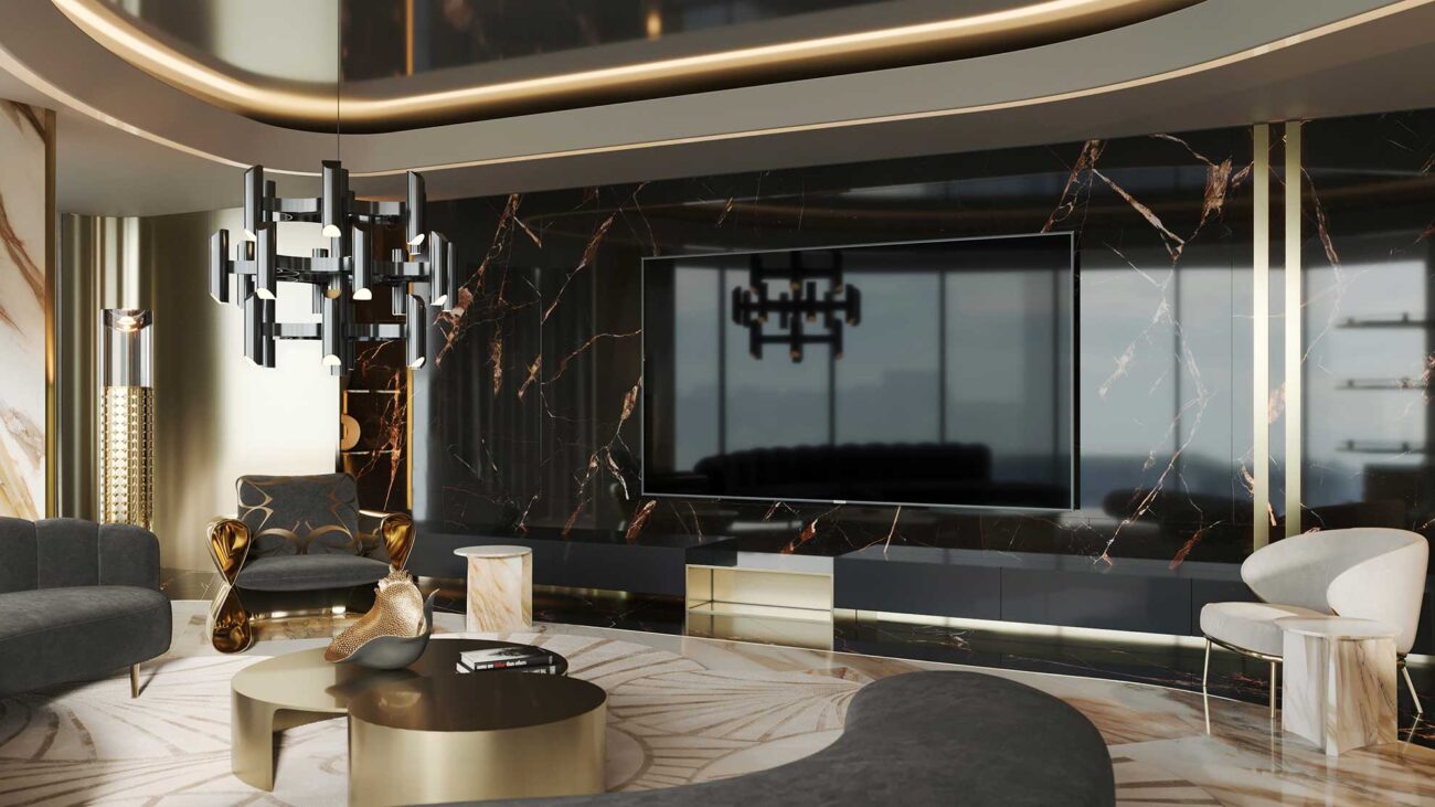 Galerie Foto Interioare Apartamente despre proiectul Elie Saab Towers: apartamente langa Herastrau, Apartamente de lux de 2, 3 si 4 camere în nordul Bucureștiului.