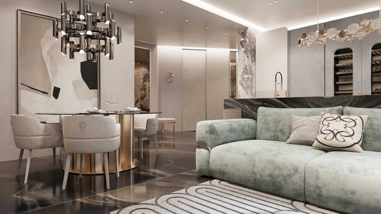 Galerie Foto Interioare Apartamente despre proiectul Elie Saab Towers: apartamente langa Herastrau, Apartamente de lux de 2, 3 si 4 camere în nordul Bucureștiului.