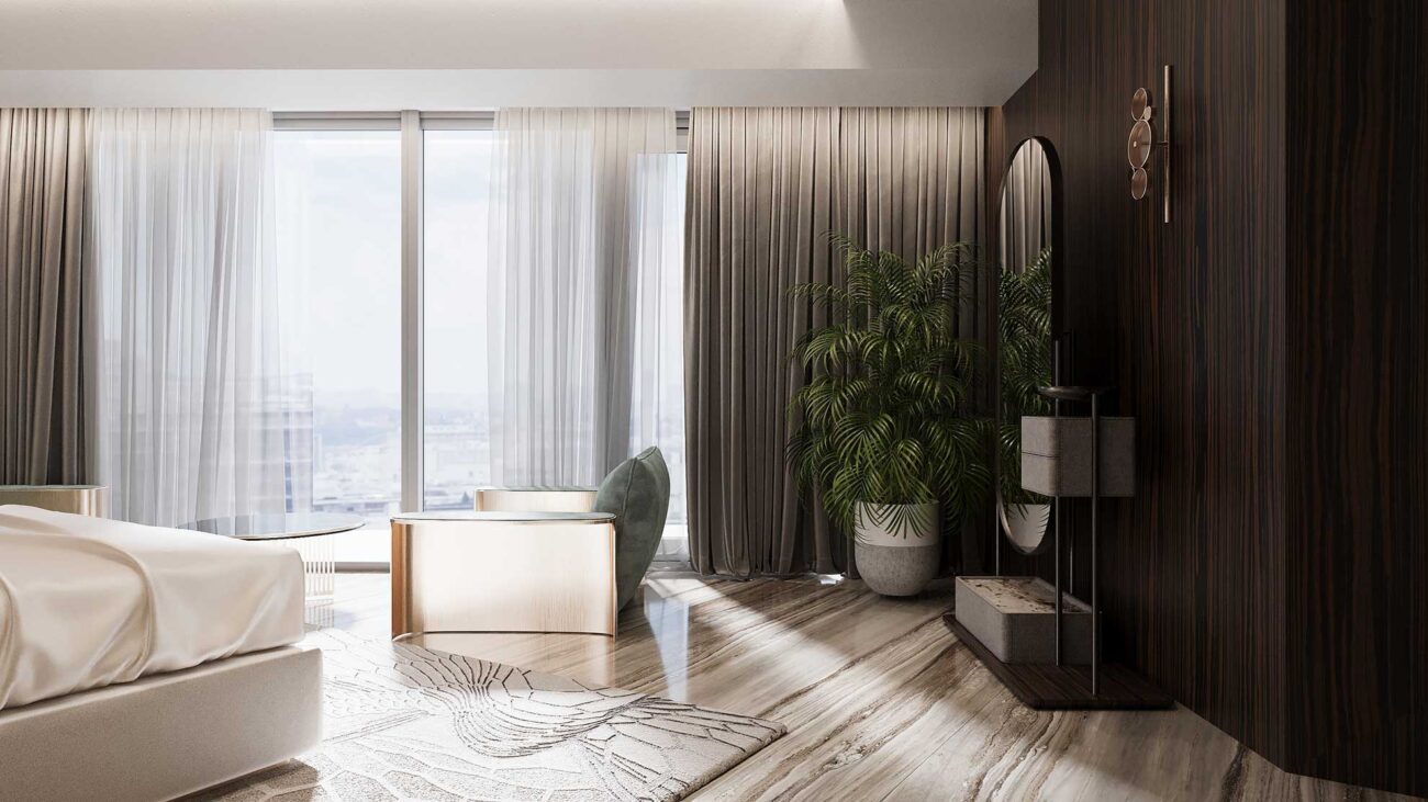 Galerie Foto Interioare Apartamente despre proiectul Elie Saab Towers: apartamente langa Herastrau, Apartamente de lux de 2, 3 si 4 camere în nordul Bucureștiului.