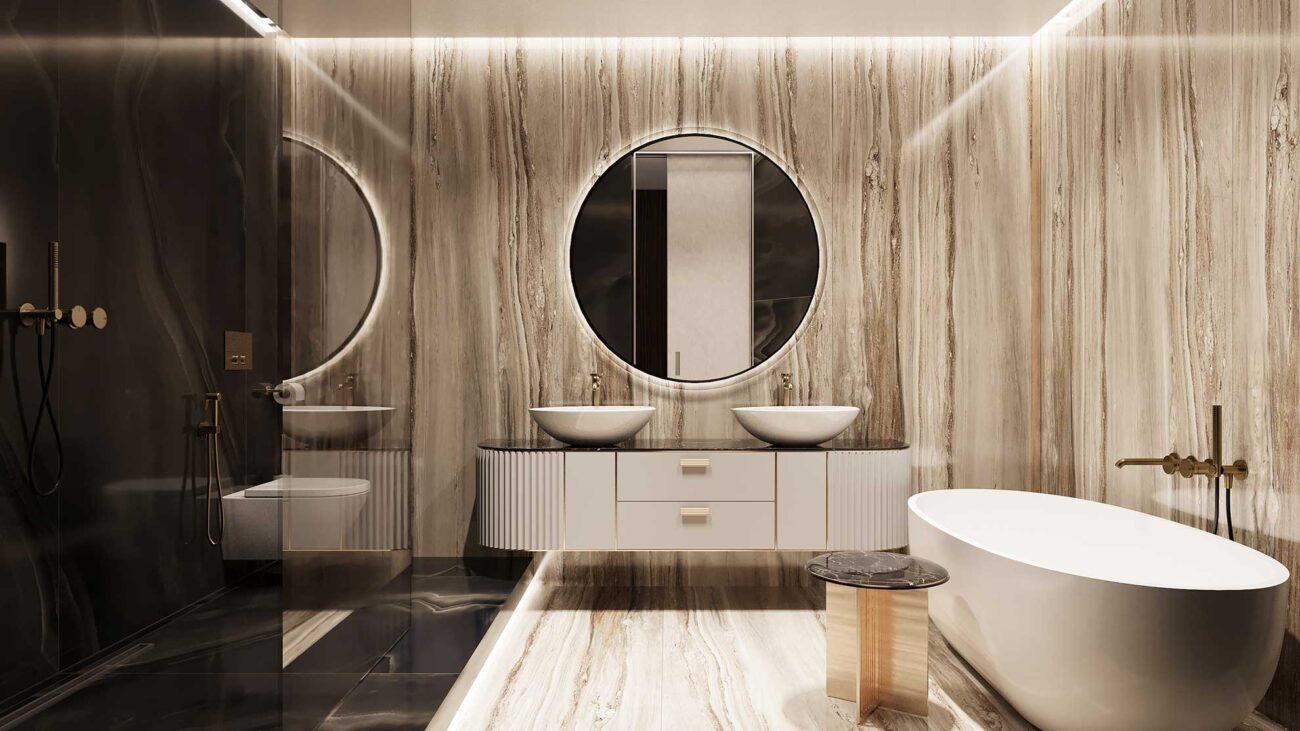 Galerie Foto Interioare Apartamente despre proiectul Elie Saab Towers: apartamente langa Herastrau, Apartamente de lux de 2, 3 si 4 camere în nordul Bucureștiului.