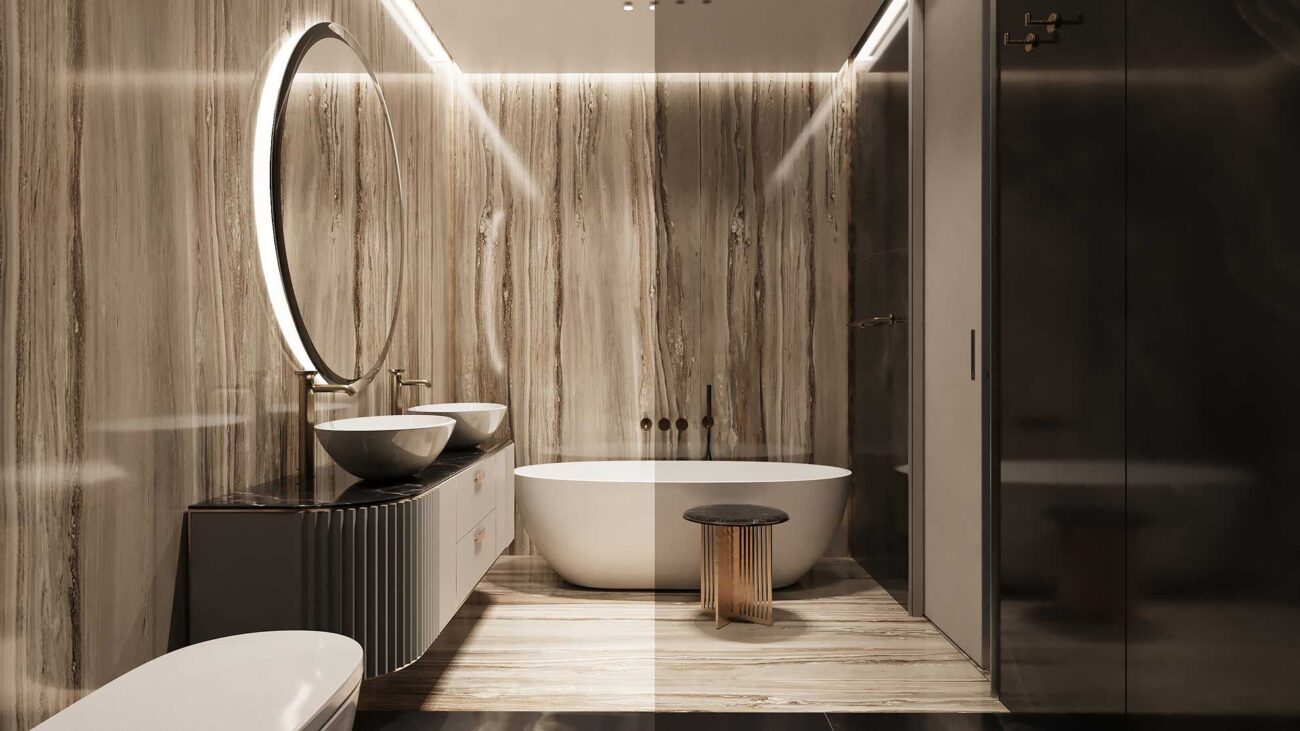 Galerie Foto Interioare Apartamente despre proiectul Elie Saab Towers: apartamente langa Herastrau, Apartamente de lux de 2, 3 si 4 camere în nordul Bucureștiului.